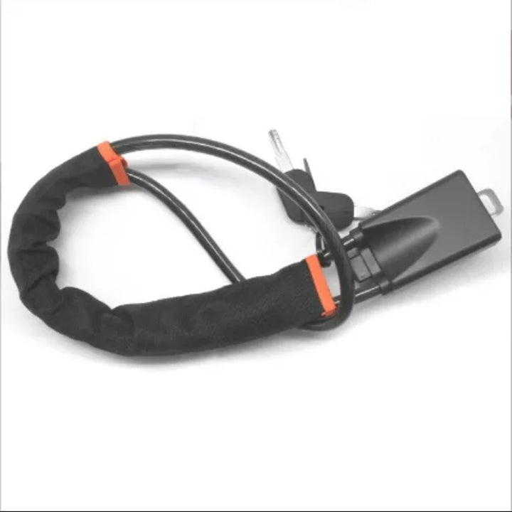 Car Steering Wheel Steel Lock Seat Belt Anti-theft Lock With 2 Keys Anti-theft Device Easy Installation Fits Most Cars SUV