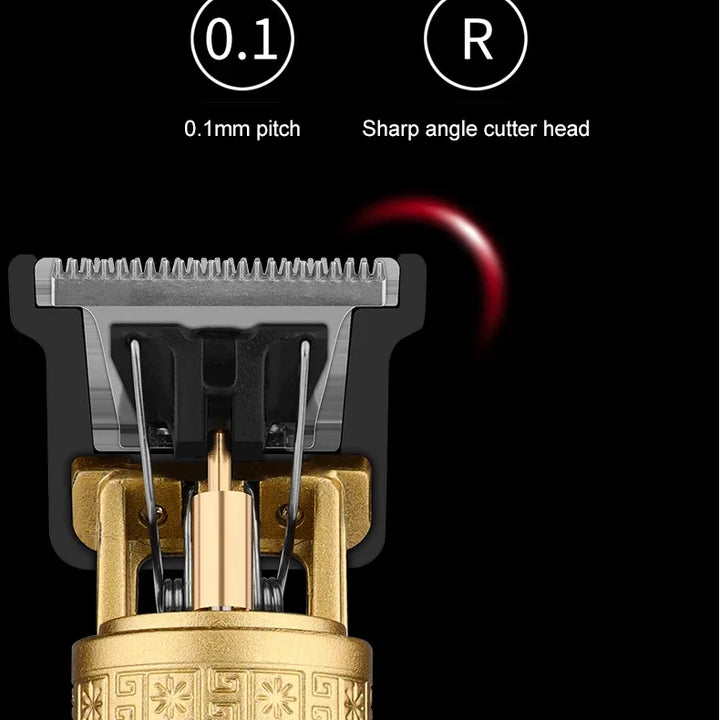 2024 New Vintage T9 Hair Cutting Machine Men's Electric Shaver Rechargeable Hair Trimmer Beard Clipper Barber Hair Cut Hot Sale