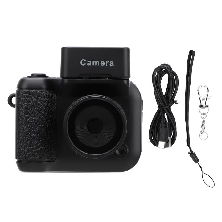 2MP Camera Video Camera DV Camera HD 1080P 2MP 160° Lens Angle Portable Rechargeable Video Camera for Students School Girl Gift
