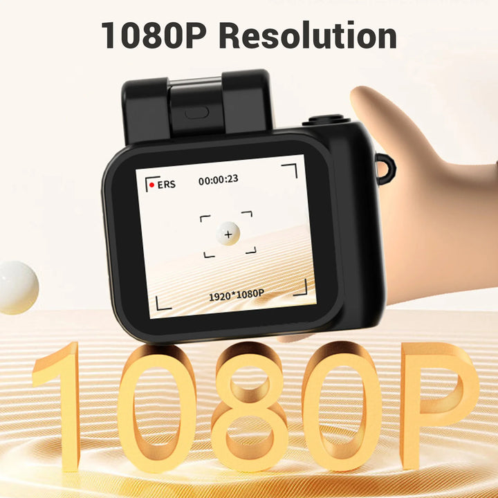 2MP Camera Video Camera DV Camera HD 1080P 2MP 160° Lens Angle Portable Rechargeable Video Camera for Students School Girl Gift