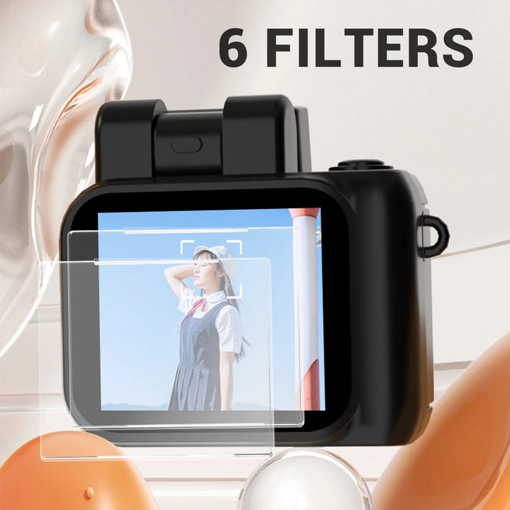 2MP Camera Video Camera DV Camera HD 1080P 2MP 160° Lens Angle Portable Rechargeable Video Camera for Students School Girl Gift